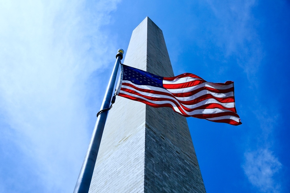 Washington Monument in Washington DC